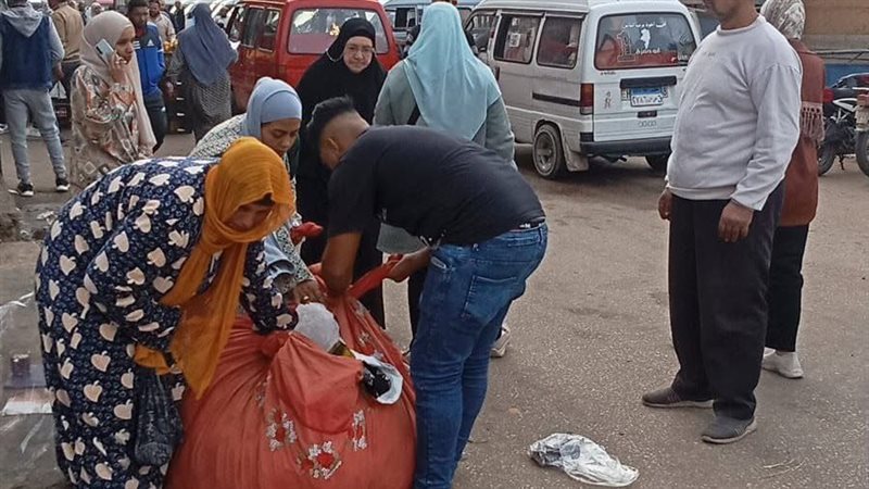 حملة اشغالات ببنها