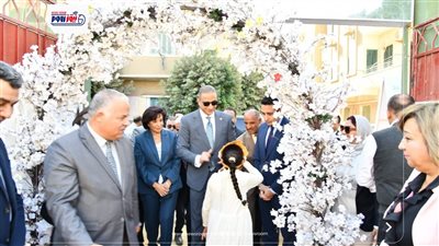 محافظ الفيوم يفتتح أعمال تطوير مدرسة الأمل للصم وضعاف السمع في الحادقة