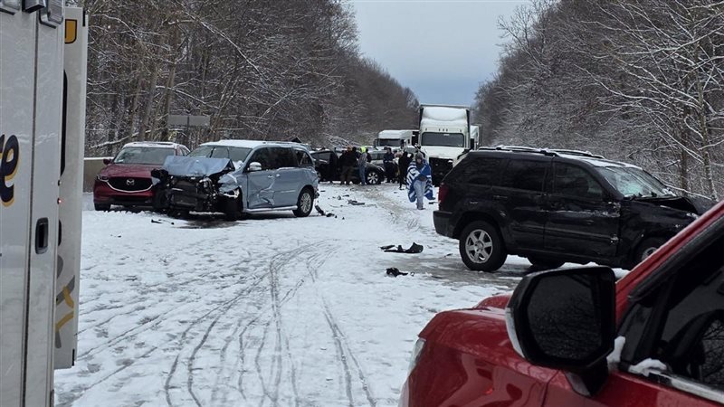حادث عاصفة ثلجية