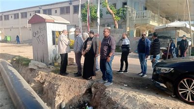 رئيس مياه القناة يتابع أعمال الإحلال والتجديد لمحطة صرف صحى المستقبل