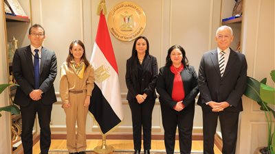 وزيرة التضامن تلتقي نائب رئيس هيئة التعاون الدولي اليابانية 