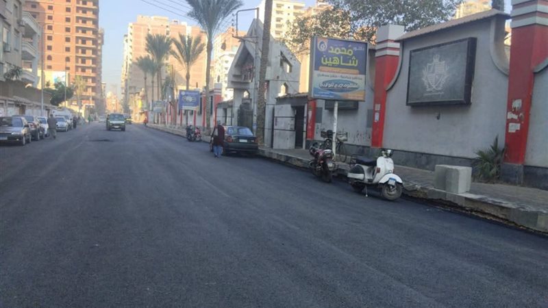 رصف الطرق بالمحلة