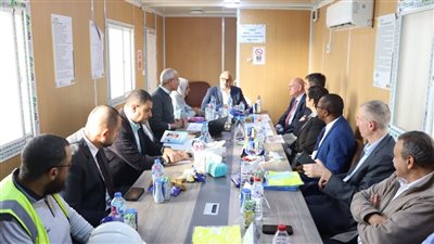 ​محافظ القليوبية يستقبل وفد البنك الدولي بمدفن أبو زعبل لتفقد المحطة الوسيطة