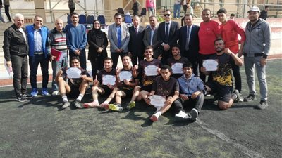 علوم الأرض تفوز على نادي بني سويف ضمن «100 يوم رياضة»