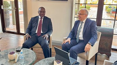 الدكتور سويلم يلتقي وزيرالمياه السنغالي على هامش فعاليات الكونجرس الـ19 للمياه