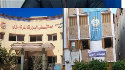 دمياط توسع عيادة التأمين الصحي بمستشفى الزرقا لتقديم خدمة أفضل للمواطنين