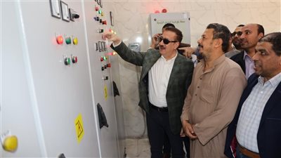 وسط فرحة الأهالي..محافظ المنوفية يعلن بدء التشغيل التجريبي لمشروع صرف صحي بتلا