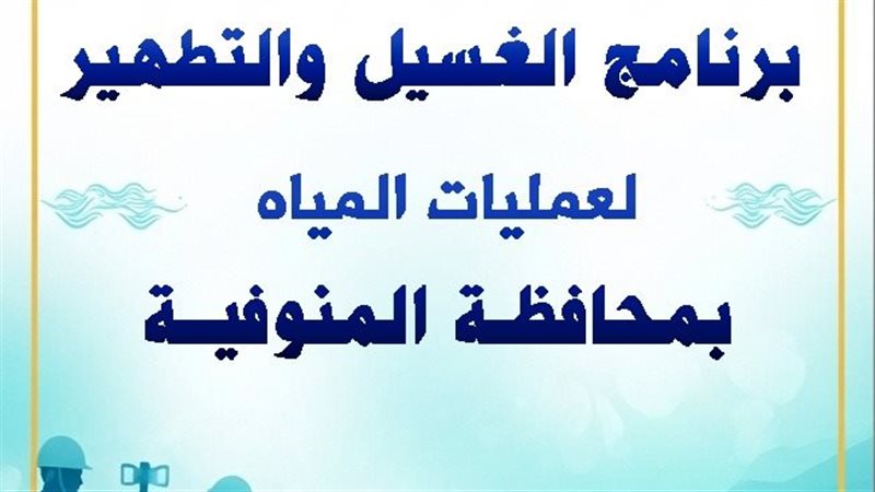 برنامج الغسيل والتطهير