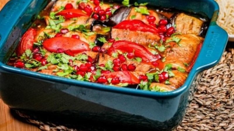 الباذنجان باللحم