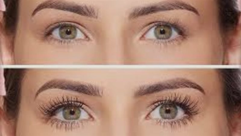 الوصفات لتطويل الرموش