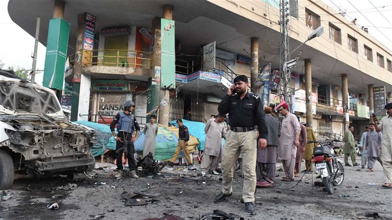 انفجار سيارة شرطة