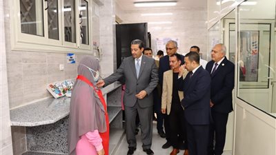افتتاح مطبخ مستشفى الحميات بدمياط بعد تطوير شامل ورفع كفاءة الخدمات الصحية
