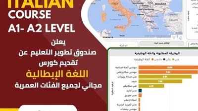 «تطوير التعليم» يعلن إطلاق برنامج مجاني لتعلم اللغة الإيطالية لتأهيل الشباب