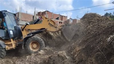 إزالات فورية لحالات تعدي على الأراضي الزراعية والبناء المخالف بأشمون ومنوف