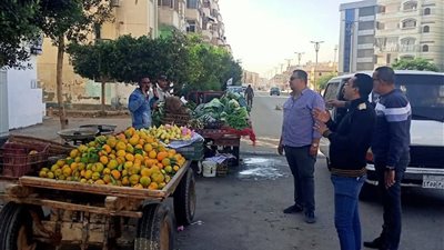 حملات مكبرة لإزالة التعديات والإشغالات واستمرار حملات النظافة بحي عتاقة وفيصل 