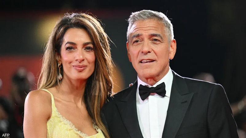 جورج كلوني وزوجته