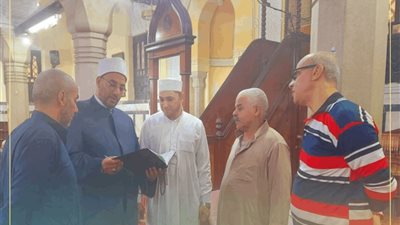 جولة مرورية لمديرية أوقاف الإسكندرية على مساجد إدارة المنتزه 