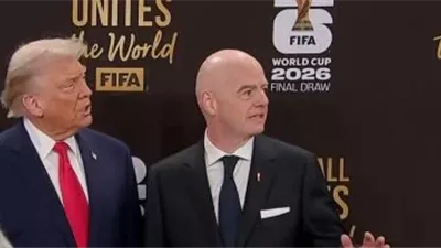 فيديو.. ترامب وإنفانتينو يتصدران المشهد في حفل سحب قرعة كأس العالم 2026