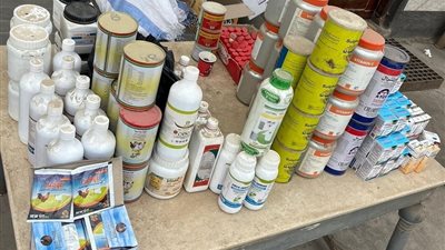بيطري الغربية تضبط 140 عبوة أدوية بيطرية منتهية الصلاحية ومجهولة المصدر
