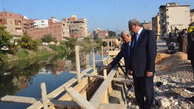 محافظ الغربية يتابع تطوير كورنيش ترعة الساحل بسمنود لتحويله إلى متنفس حضاري 