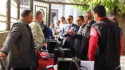 اللجنة القضائية تتفقد لجان التصويت في الجمعية العمومية لنقابة المحامين