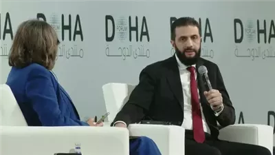 الشرع من الدوحة: إسرائيل تطالب بمنطقة عازلة وهي من تهاجم سوريا