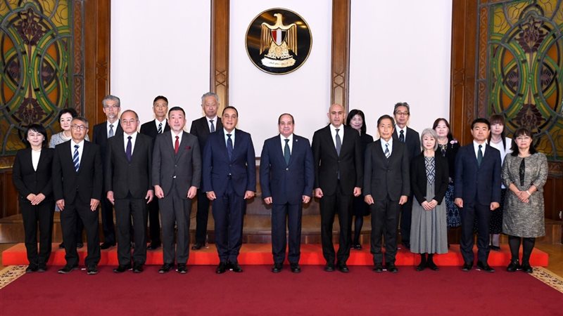 الرئيس السيسي يستقبل