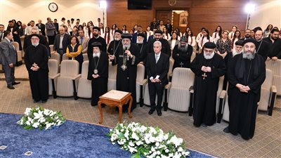 البابا تواضروس الثاني يشهد حفل تخريج الدفعة الرابعة لمعهد تاريخ الكنيسة 