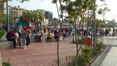 استغاثة من أهالي دمياط بسبب غياب الحمامات بحديقة بنت الشاطئ للأطفال