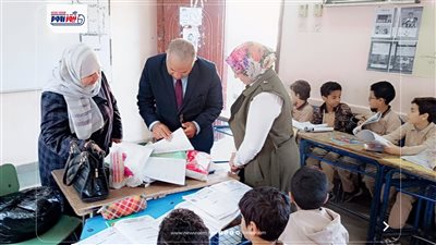 قبيصي في جولة ميدانية بمدارس غرب الفيوم وتعليمات مشددة بالإنتهاء من التقييمات 