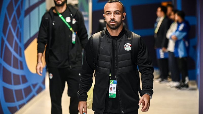 منتخب مصر يصل استاد
