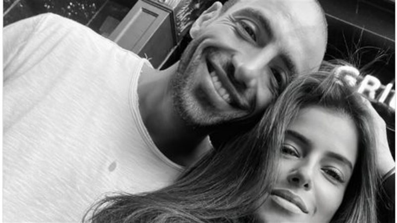 مريم منيب وخطيبها الراحل