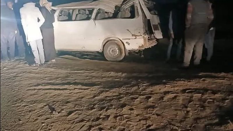 اثار الحادث 