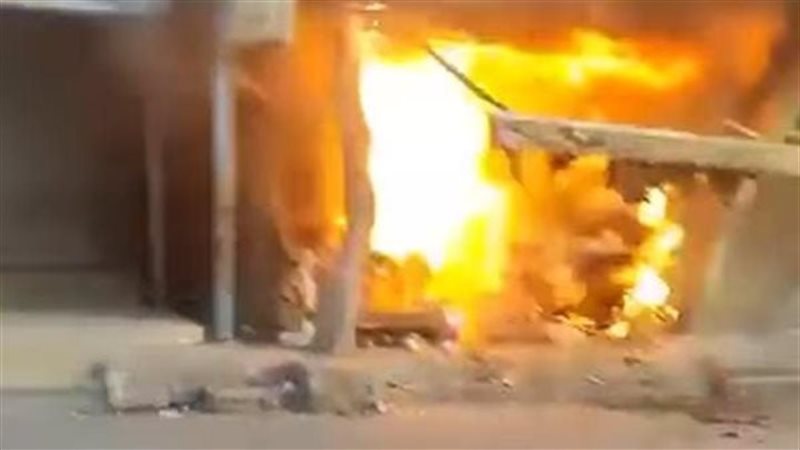 حريق في مصنع ألومنيوم-