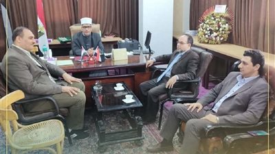 وكيل أوقاف المنوفية يستقبل عميد كلية اللغة العربية لبحث التعاون المشترك