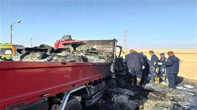 التحفظ على السائق المتسبب في وفاة 4 قضاة بمحكمة ديروط في حادث تصادم بالمنيا