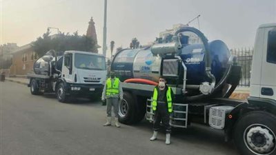 مياه القناة: إعلان حالة الطوارئ وانتشار سيارات الأمطار في الشوارع والمحافظات