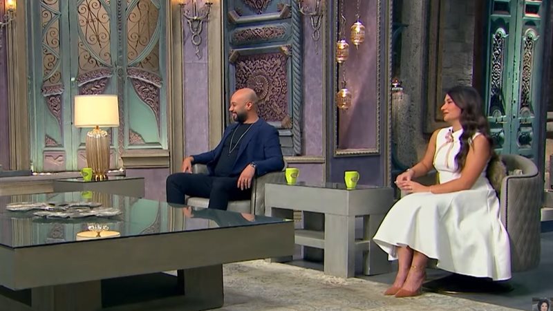 حاتم صلاح وزوجته