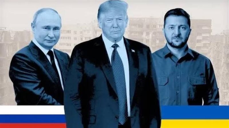 ترامب وزيلينسكي وبوتين