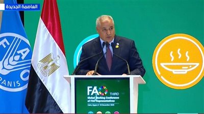 الواعر: مصر شريك استراتيجي لـ «الفاو» في تعزيز الأمن الغذائي الإقليمي والدولي
