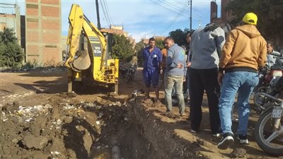 إصلاح خط مياه «بكمشوش» بالمنوفية بعد ساعات من انقطاع المياه