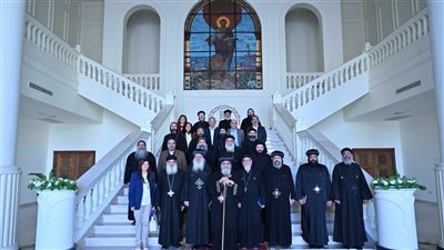 البابا تواضرس يلتقي ممثلي الكليات والمعاهد اللاهوتية بأكاديمية مار مرقس 