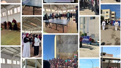 طالبات التربية للطفولة المبكرة ببني سويف يشاركن في مبادرة «100 يوم رياضة»