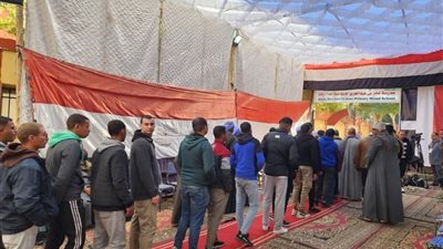 إقبال الناخبين للإدلاء بأصواتهم في لجان إسنا بالأقصر بانتخابات مجلس النواب