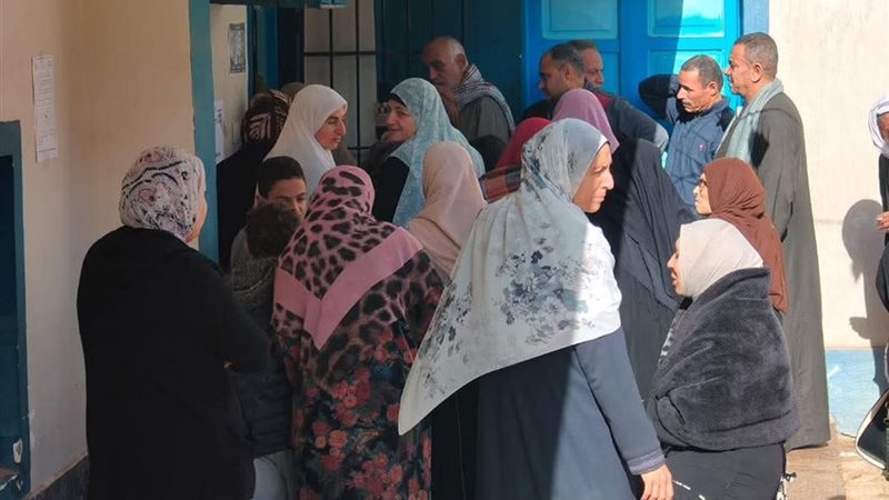 توافد الناخبين فى