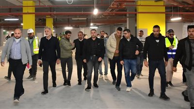 رئيس جهاز العلمين الجديدة يتفقد أعمال التنفيذ بالأبراج الشاطئية