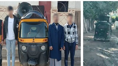 توك توك وميكروفون.. وسلية توجيه الناخبين لصالح أحد المرشحين بالبحيرة 