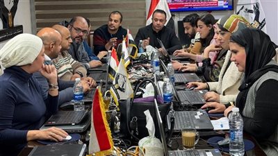 غرفة عمليات تنسيقية شباب الأحزاب والسياسيين تواصل انعقادها لمتابعة الانتخابات 
