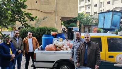 ضبط أكثر من نصف طن مواد وسلع غذائية بمركز إهناسيا ببنى سويف 