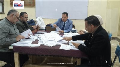 بدء فرز أصوات الناخبين بلجان الدائرة الثالثة «سنورس– طامية – سنهور» بالفيوم